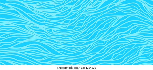 Monochrome wave pattern. Colorful wavy background. Hand drawn tangled lines. Stripe texture. Line art. Colored wallpaper