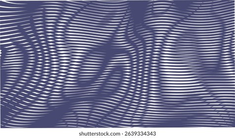 Monochrome wavy striped seamless texture with optical illusions in trendy color. For mobile apps, wall art, wallpaper, wall panel, textile, poster, interior decor.