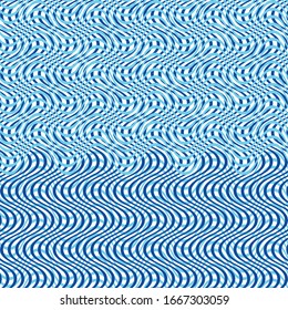 Monochrome wavy, zig-zag, curvy, criss-cross intersected, interlocked, interlace lines abstract texture, pattern