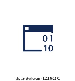 Monochrome Web Icon