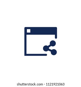 Monochrome Web Icon