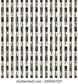 Monochrome Wood Grain Textured Dashed and Striped Pattern