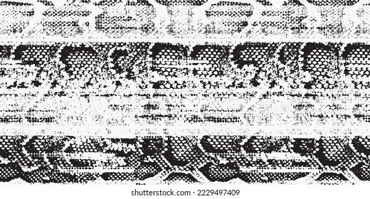 Monochrome Wood Grain Textured Distressed Striped Pattern with Ink Brush Stokes Textured Striped. animal skin textures mixed black and white vector 