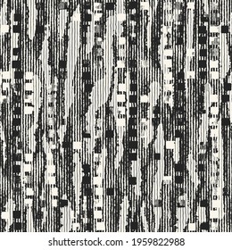 Monochrome Wood Grain Textured Striped Pattern 
