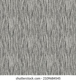 Monochrome Woven Effect Textured Wavy Pattern