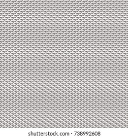 Monochrome woven textile pattern. Abstract vector.
