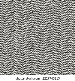 Monochrome Woven Textured Herringbone Pattern