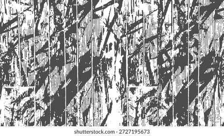Fondo de ruido xerox monocromo con rayas estáticas, polvo moteado y grano de película afligida para diseño grunge