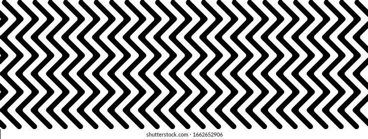 arrière-plan zigzag monochrome. conception abstraite des ondes.