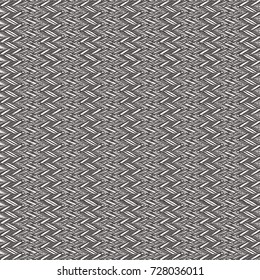 Monochrome zigzag strips pattern. Geometric ethnic motif. Abstract vector.