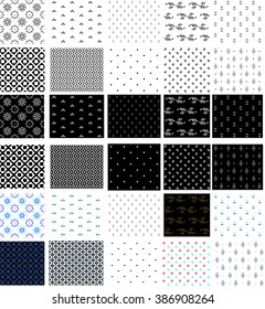 Monochrome-Geometric-Patterns-black-and-white-floral-pattern
