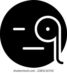 vector de ilustración de icono de glifo monocal