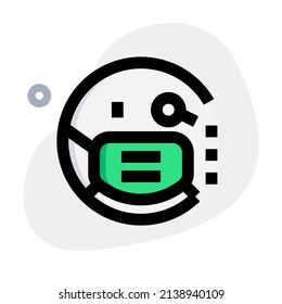 Monocle hipster emoji with a single lens on the Eye