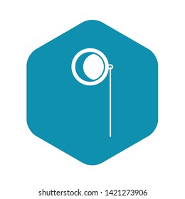 Monocle icon in simple style on a white background vector illustration