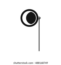 Monocle icon in simple style on a white background vector illustration