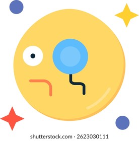Monocle Line vector Icon Design