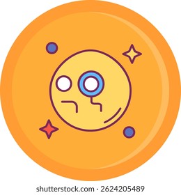 Monocle Line vector Icon Design