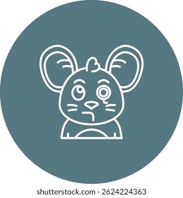 Monocle Line vector Icon Design