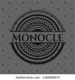 Monocle realistic dark emblem