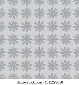 Monocrhome floral repeating seamless pattern for background or wallpaper. Easy to change colors you want. Vector illustration EPS.8 EPS.10