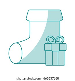 monocromatic sock design