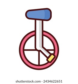 Monocycle Icon vector. Stock illustration.