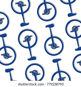 monocycle race pattern background
