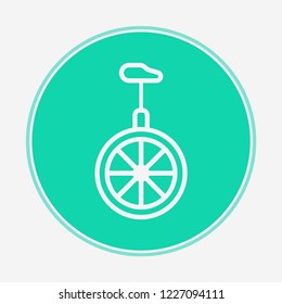 Monocycle vector icon sign symbol