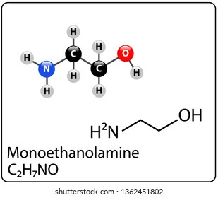 Monoethanolamine Molecule Structure