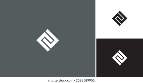 Logotipo inicial de la letra monograma de A y J