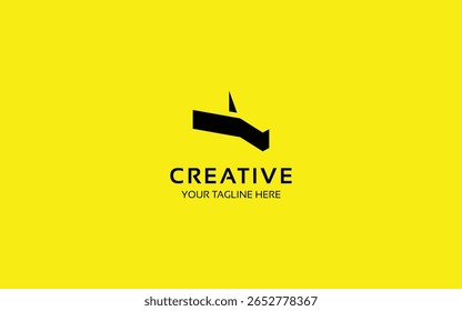 Modelo de logotipo 3D monograma com letra Y para empresa