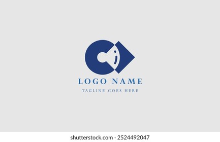 monogram Abstract 3d logo design