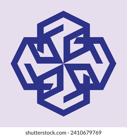 MONOGRAM-ABSTRAKT-DESIGN FÜR DUNK- UND HELLELELELELEM KERAMIK