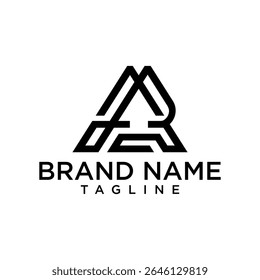 monogram AD or AR Symbolizing strength and versatility in simplicity