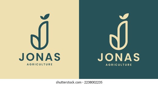 monogram agriculture logo design inspirations