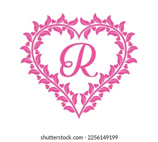 monogram alphabet letters, for wedding valentine, printed on mugs, t-shirts, greeting cards etc