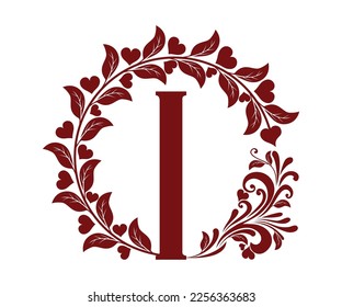 monogram alphabet letters, for wedding valentine, printed on mugs, t-shirts, greeting cards etc