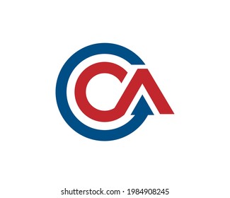 monogram anagram of initial letter O C A logo