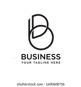 Monogram B D logo business initial design inspiration