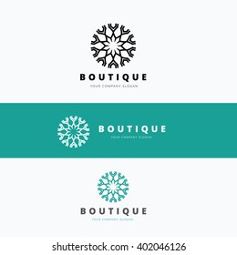 Monogram Boutique Hotel and fashion brand Logo