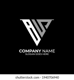 monogram BS initial logo Vector, Letter name of B and S logo design template