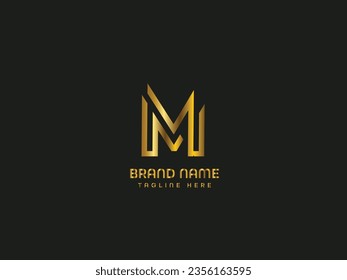 diseño del logotipo de la letra de negocio de monograma