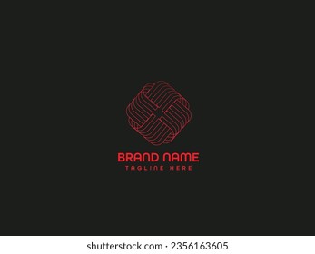 diseño del logotipo de la letra de negocio de monograma