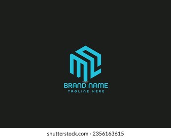diseño del logotipo de la letra de negocio de monograma