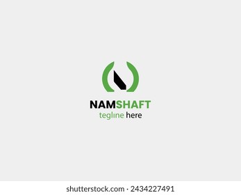 monogram business letter logo design