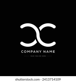 Logo-Design von Monogram CC Letter Für Firmenlogo geeignet. Logo-Element