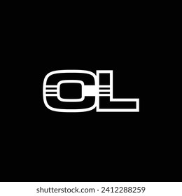 Monogram CL Letter Logo Design. Usable for Business Logo. Logo Element