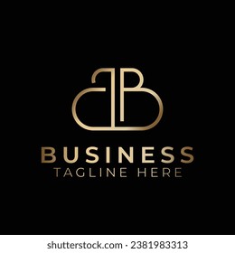 letra de monograma inteligente BB adecuada para el diseño de marca de logotipo