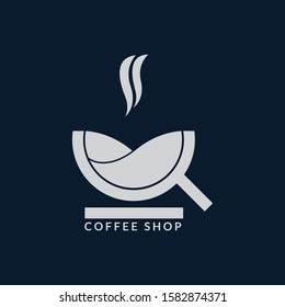 monogram coffee logo for your brand