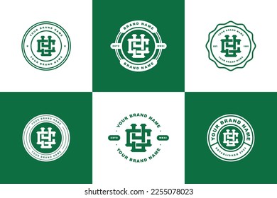 Carta de colección de monograma CY o YC con estilo de enclavamiento, diseño de insignias para marca, ropa, ropa, ropa de calle, béisbol, baloncesto, fútbol, etc